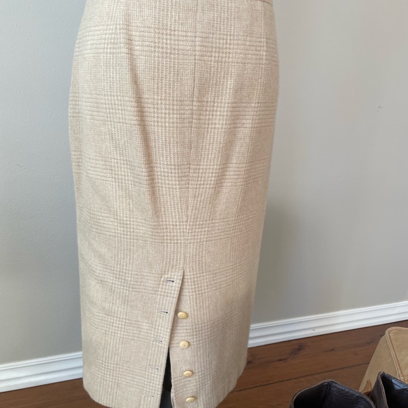Vintage Ralph Lauren brown wool pencil skirt - Picture 4 of 6